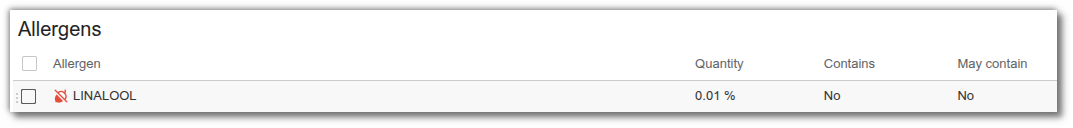 Manage labelling threshold