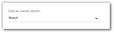 Aspect viande Aspect viande