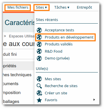 Création d'un produit dans un site collaboratif
