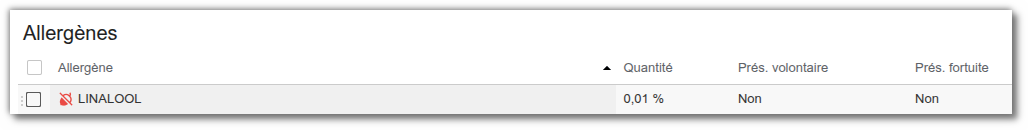 Gérer le seuil d'étiquetabilité en cosmétique